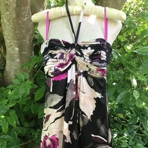Vintage Ted Baker of London silk strapless Dress